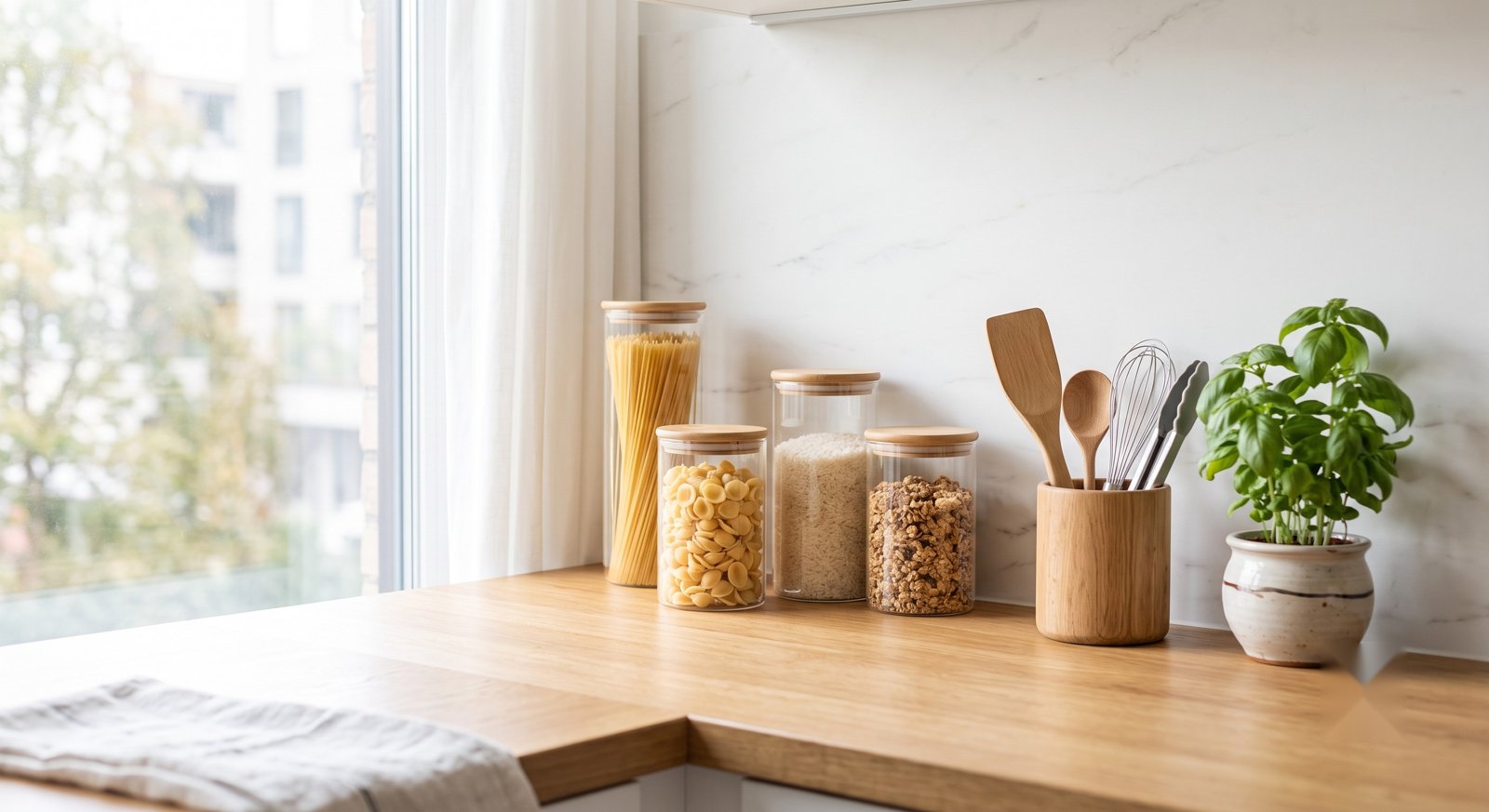 Countertop Organization: What Actually Earns Space in a Small Kitchen
